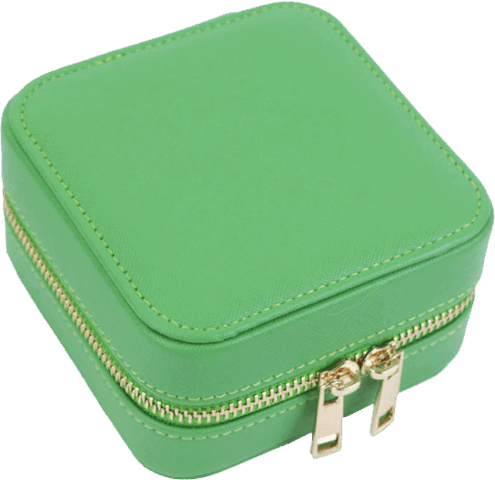DA VINCI Футляр для ювелирных изделий 7719 saffiano green