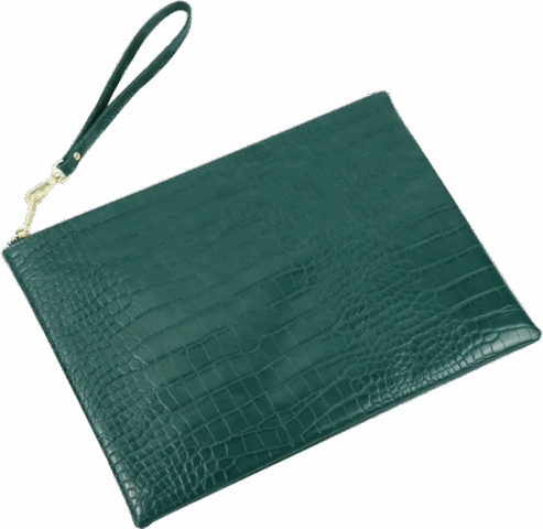 DA VINCI Кошелёк croco d green