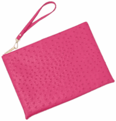 DA VINCI Кошелёк 9028 ostrich h pink