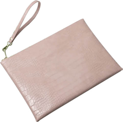 DA VINCI Кошелёк croco light pink