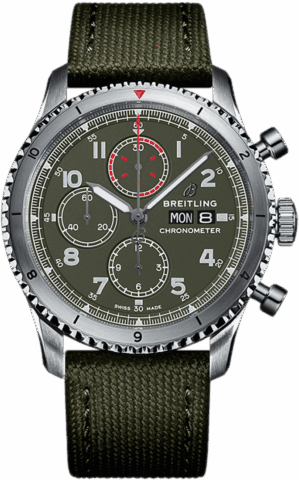 Breitling Aviator 8 Chronograph 43 Curtiss Warhawk A133161A1L1X1