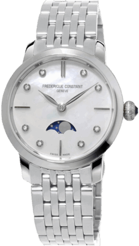 Frederique Constant Slinline Ladies Moonphase FC-206MPWD1S6B