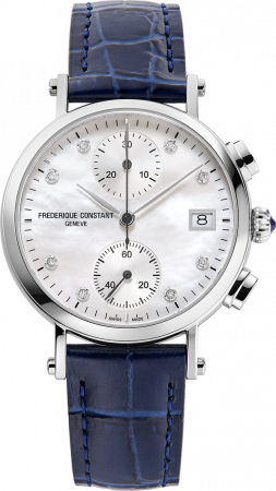 Часы Frederique Constant Ladies Chronograph Quartz FC-291MPWD2R6