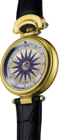 Bovet Jumping Hour Fleurier 39mm, JH, MOP Compass Rose, YG, 5525