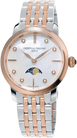Frederique Constant Slinline Ladies Moonphase FC-206MPWD1S2B